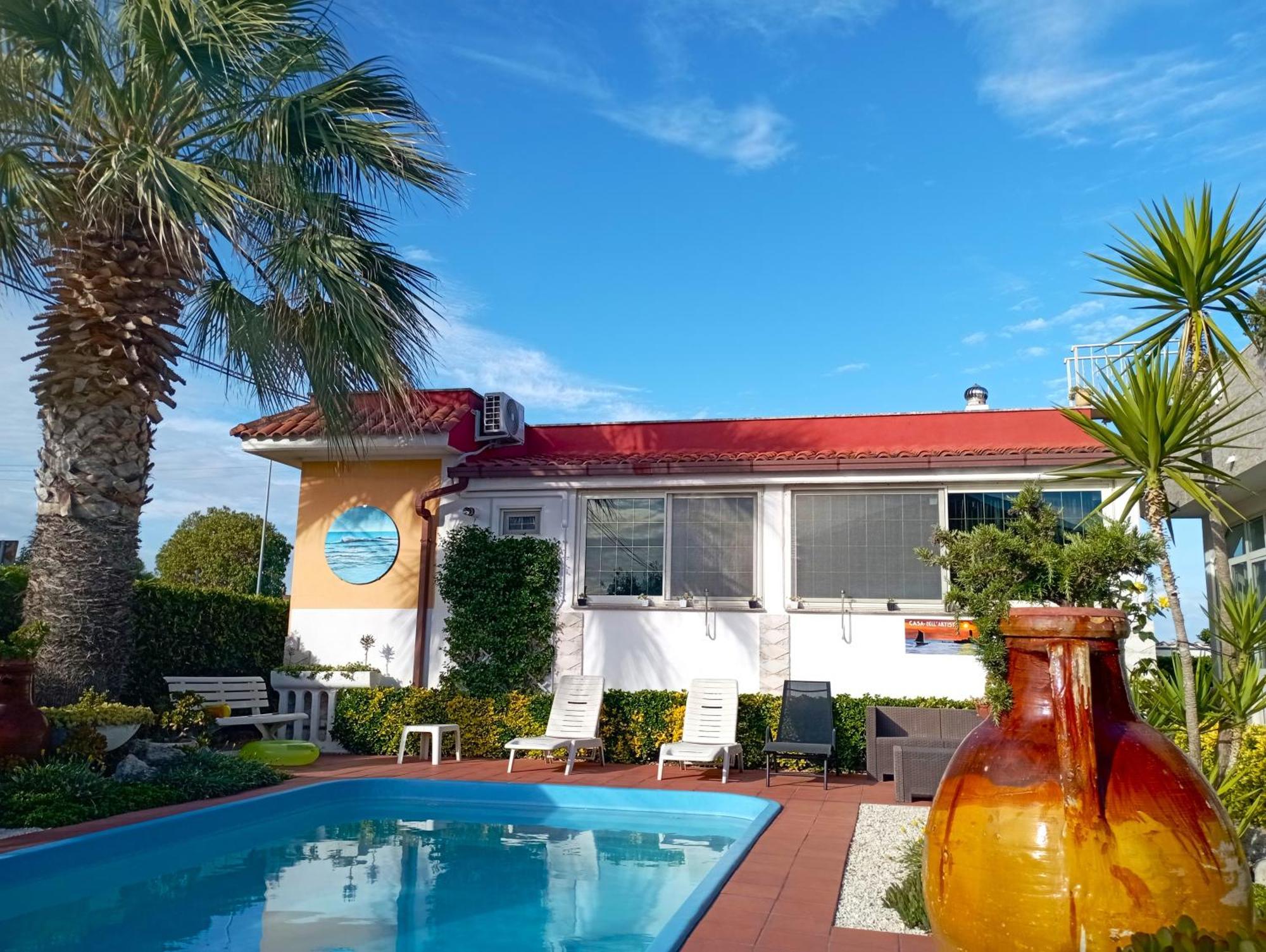 Villa A Casa Dell' Artista Fiumicino Esterno foto